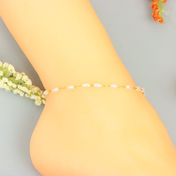 "Handmade Anklet – A Stylish Choice for Women, Thoughtful Gift Idea, EVCH1169 - Picture 6 of 9